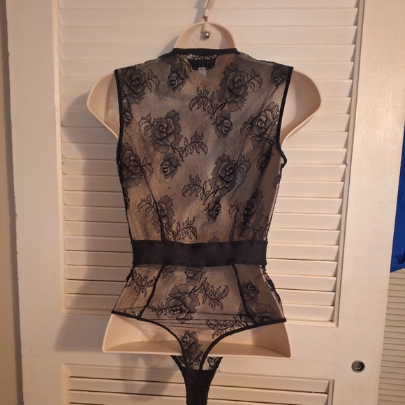 Fleur du Mal Black Lace Bandeau - Picture 5 of 7